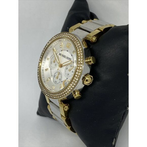 Michael Kors Parker MK5687 Womens Stainless Steel Analog Dial Quartz Watch MP858 - Picture 4 of 12